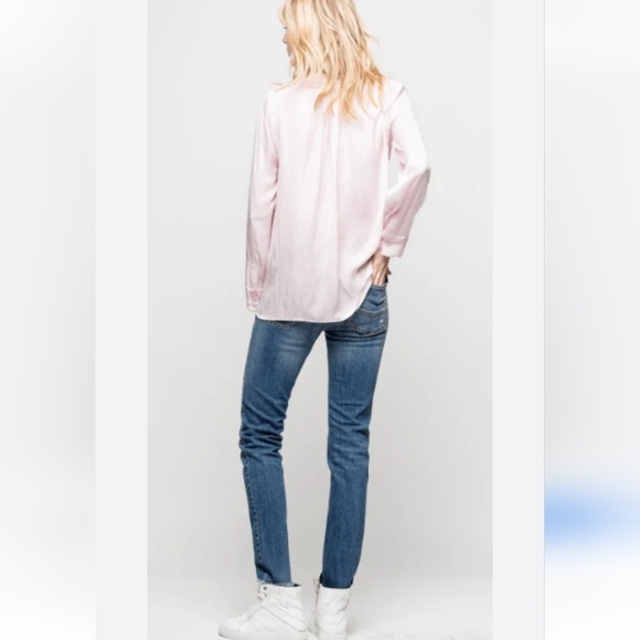 Zadig & Voltaire Pink Blouse NWT Size XS - Picture 3 of 10